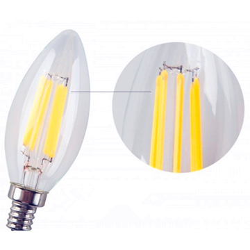 LED Filament Bulb C35 4W